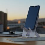 Kit Soporte Notebook y Celular Ecofold Acero
