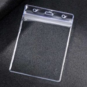 Porta-credencial de PVC