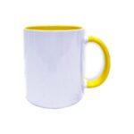 Tazas de Cerámica Sublimable Interior y Asa de Color