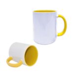 Tazas de Cerámica Sublimable Interior y Asa de Color