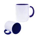 Tazas de Cerámica Sublimable Interior y Asa de Color