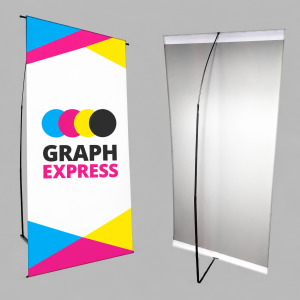 Portabanner tensor simple 90 × 190 cm